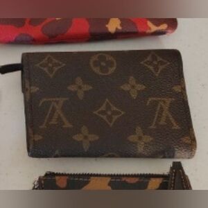 Louis Vuitton Monogram Bifold Wallet in Brown and Tan